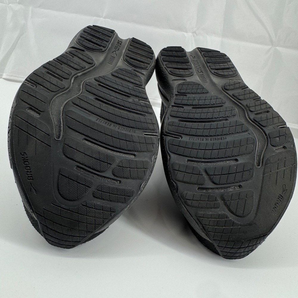 Brooks Ghost Max 2 Running Shoes Womens 7 All Black Cushioned 1204201B020 - Picture 10 of 14